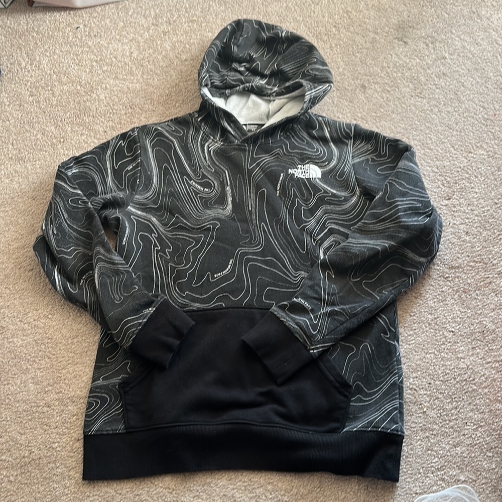 The North Face Printed Camp Fleece Pullover Hoodie - Boys'